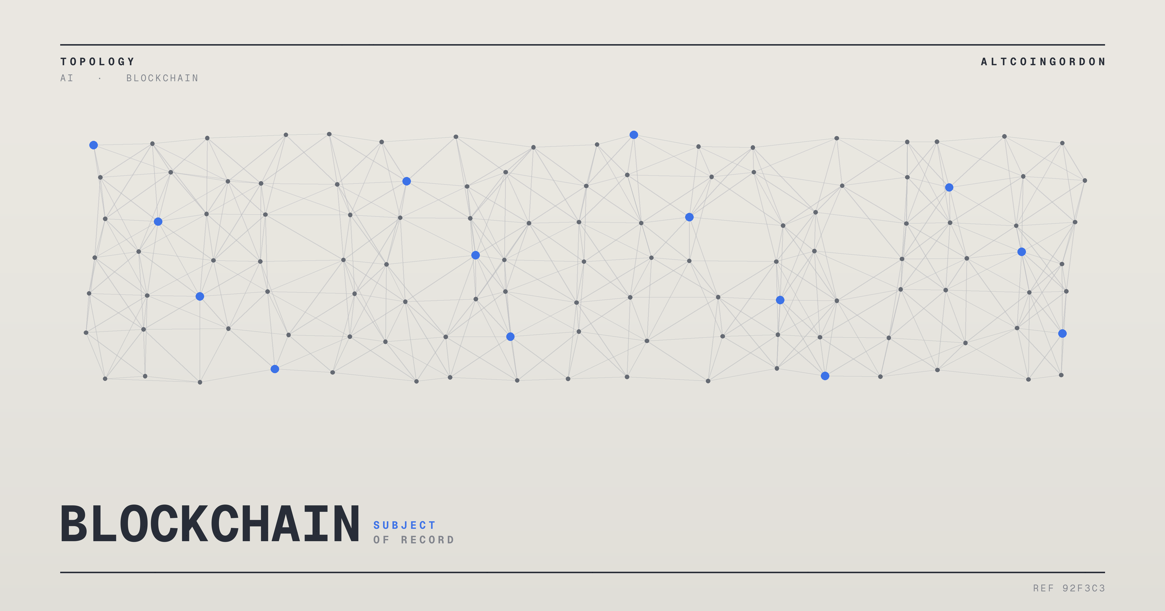 Original AltcoinGordon illustration for: NadMesh Reportedly Targets AI Infrastructure Stack, Not the Models Themselves