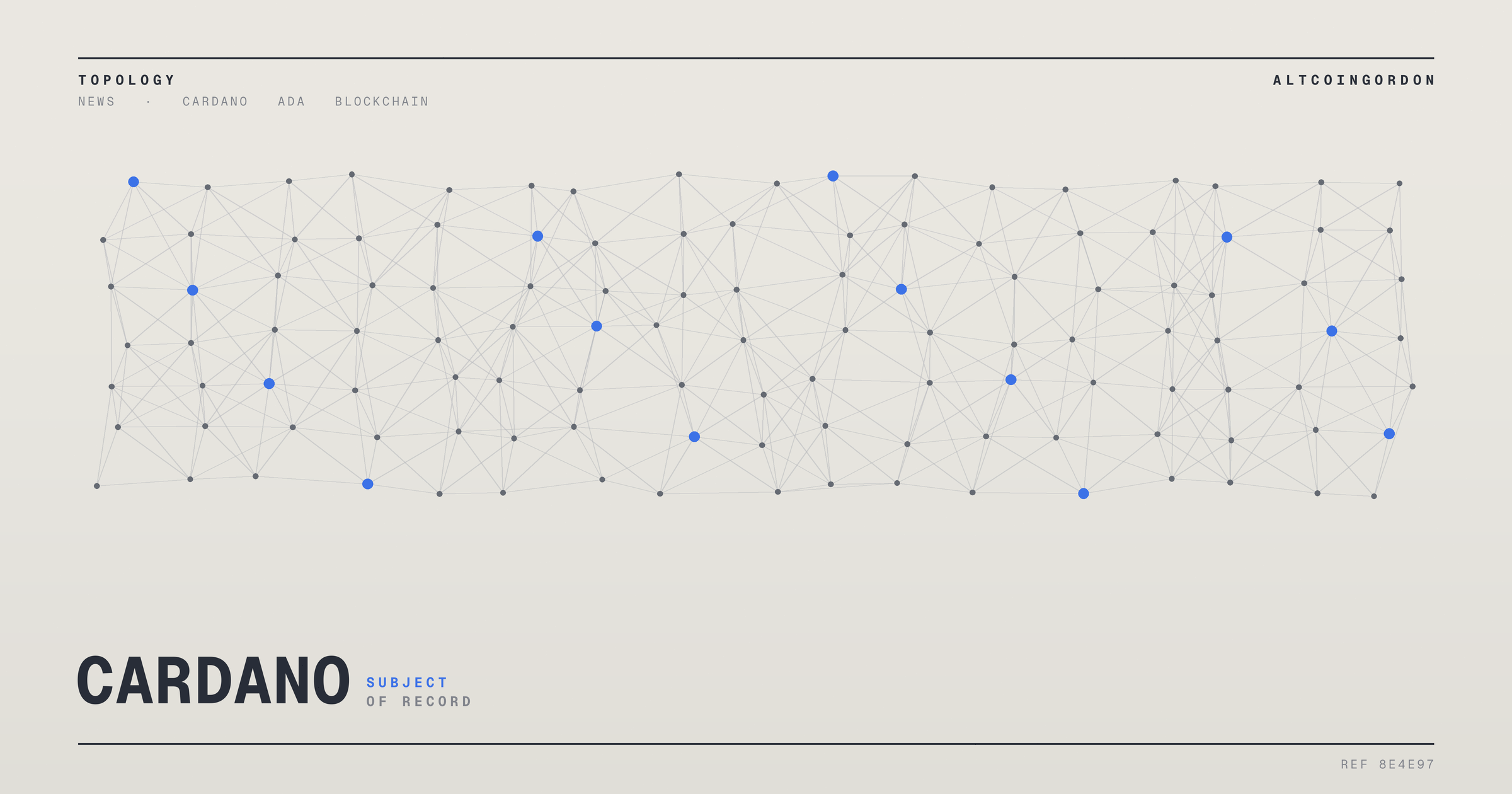 Original AltcoinGordon illustration for: Cardano Foundation Confirms CTO Giorgio Zinetti Will Depart on August 31