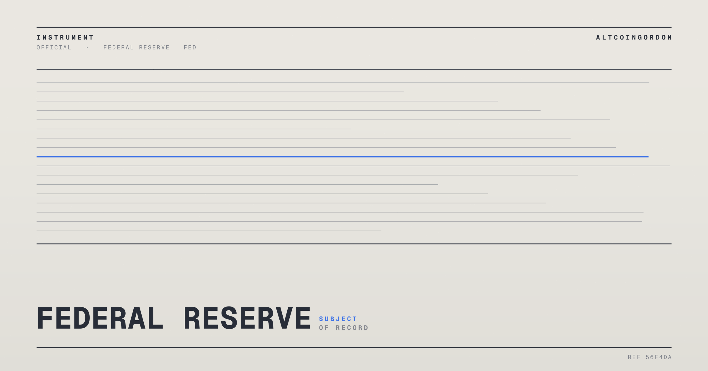 Original AltcoinGordon illustration for: Fed Board Announces Enforcement Actions Against Former Bank Employees
