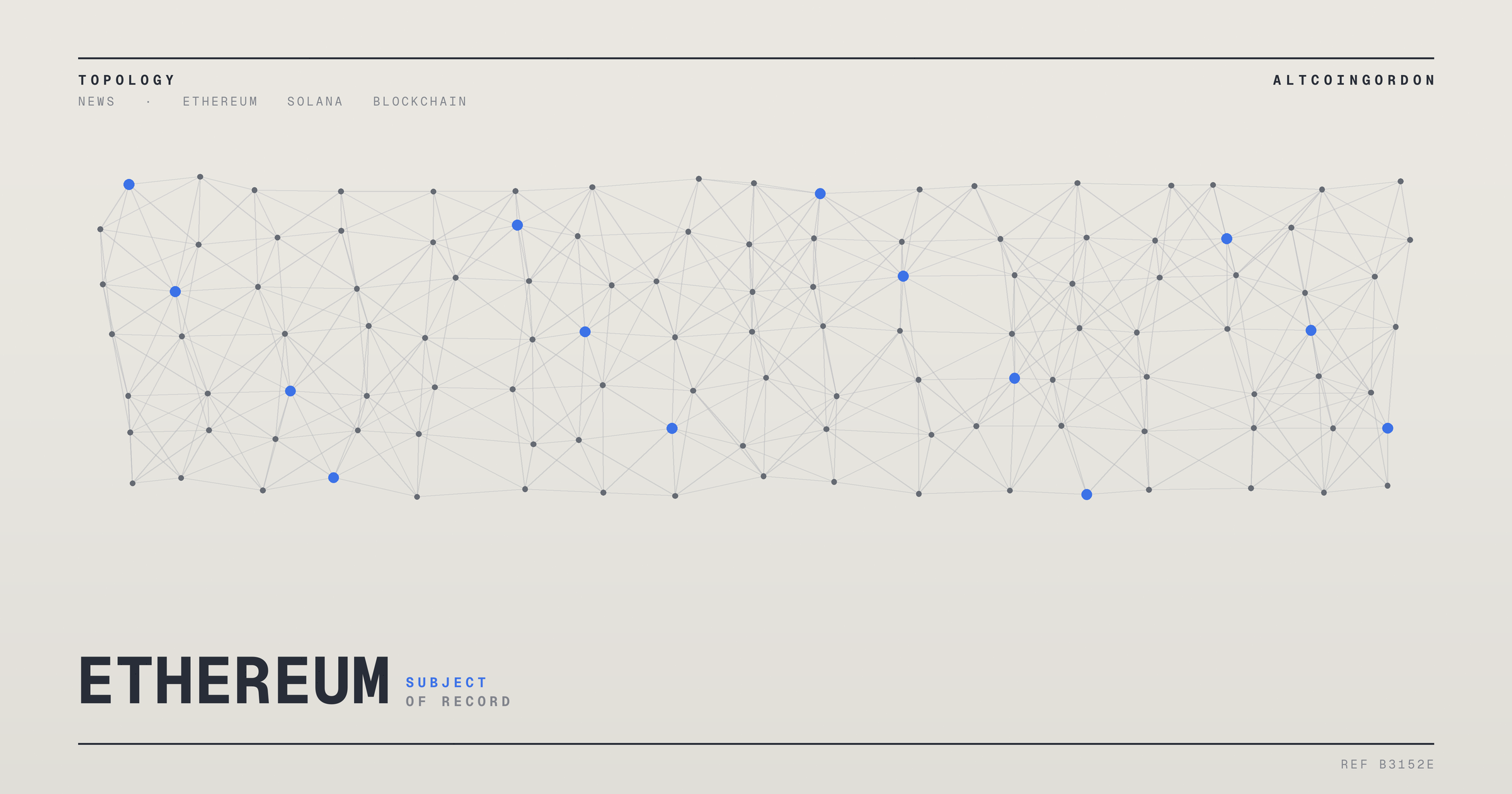 Original AltcoinGordon illustration for: Solana Network Logs 30 Straight Months Without an Outage