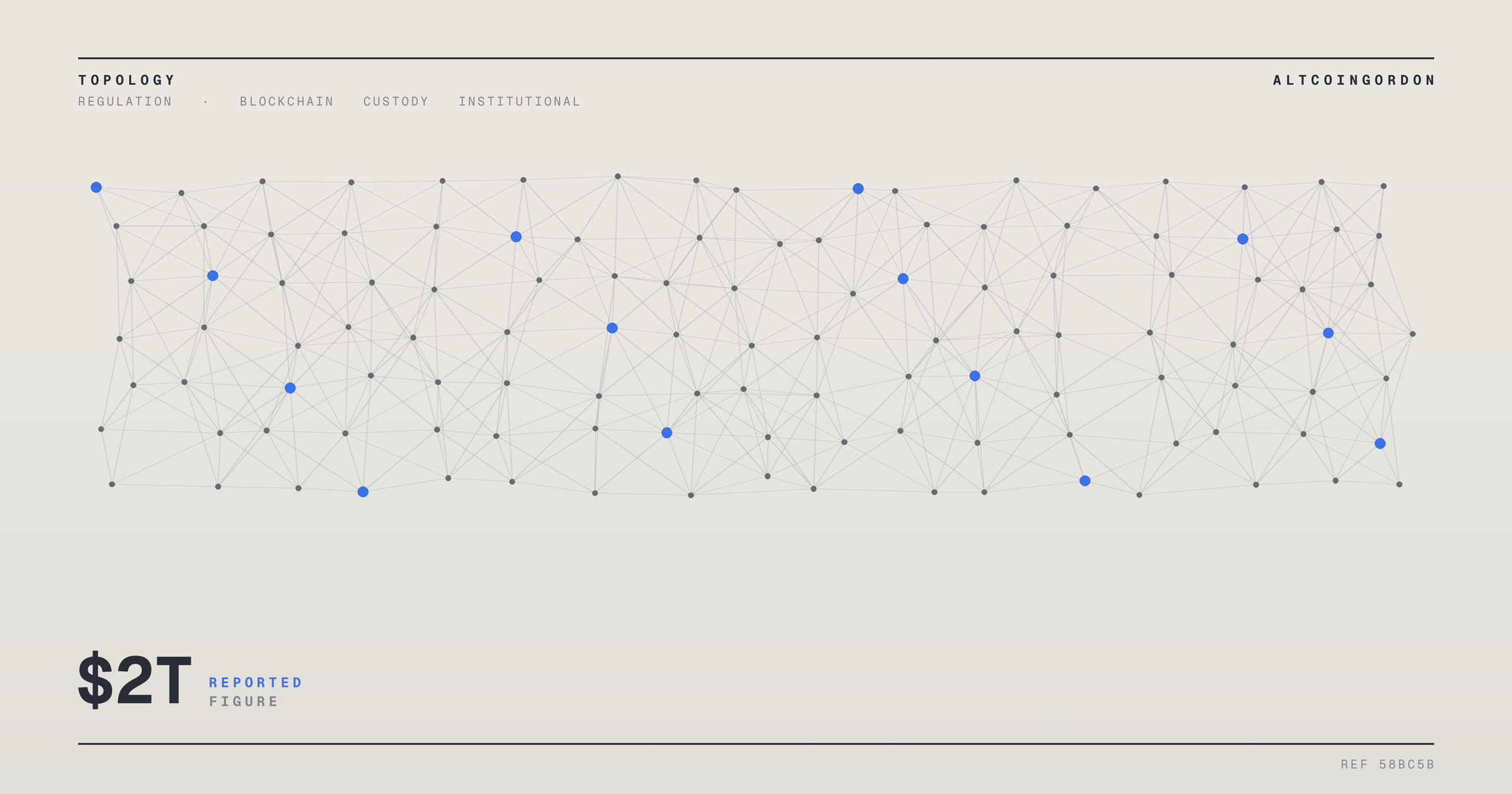 Original AltcoinGordon illustration for: Blockchain Infrastructure Debuts to Serve $2 Trillion Market, CoinDesk Reports
