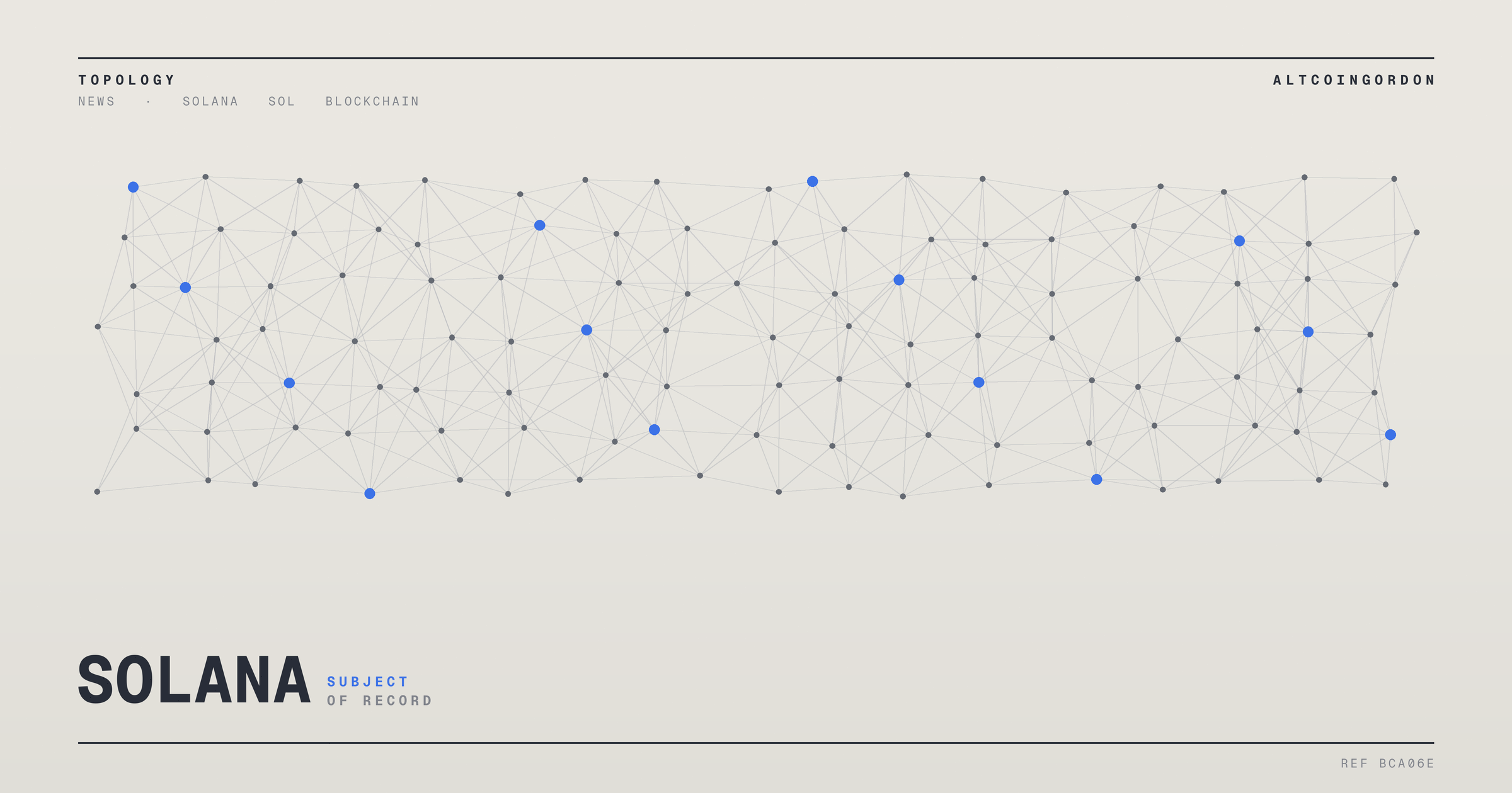 Original AltcoinGordon illustration for: SOL Strategies Unveils High Availability Tool to Bolster Solana Validator Uptime