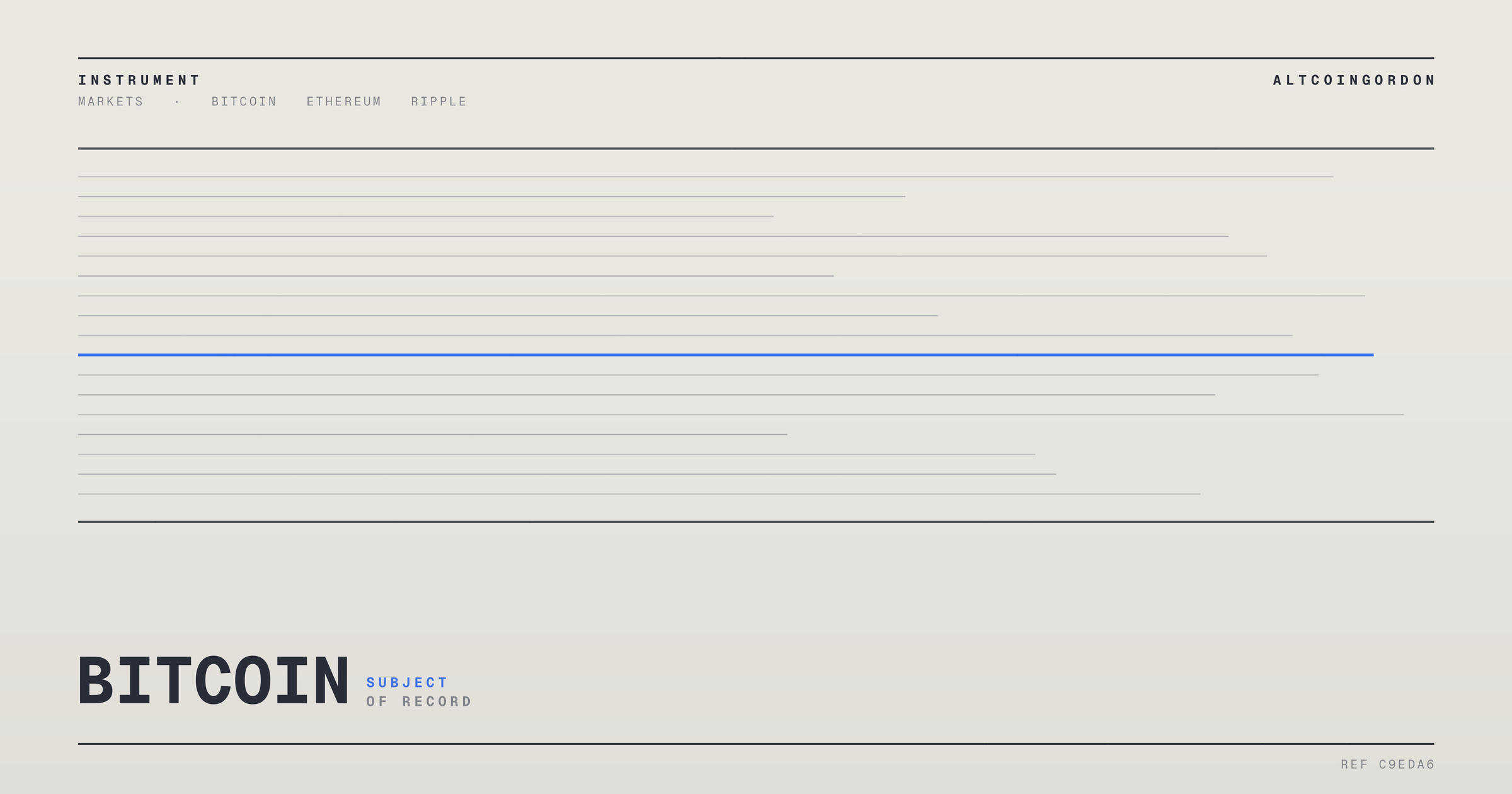 Original AltcoinGordon illustration for: Oxford Economics Issues Forecast for July PCE Inflation Reading