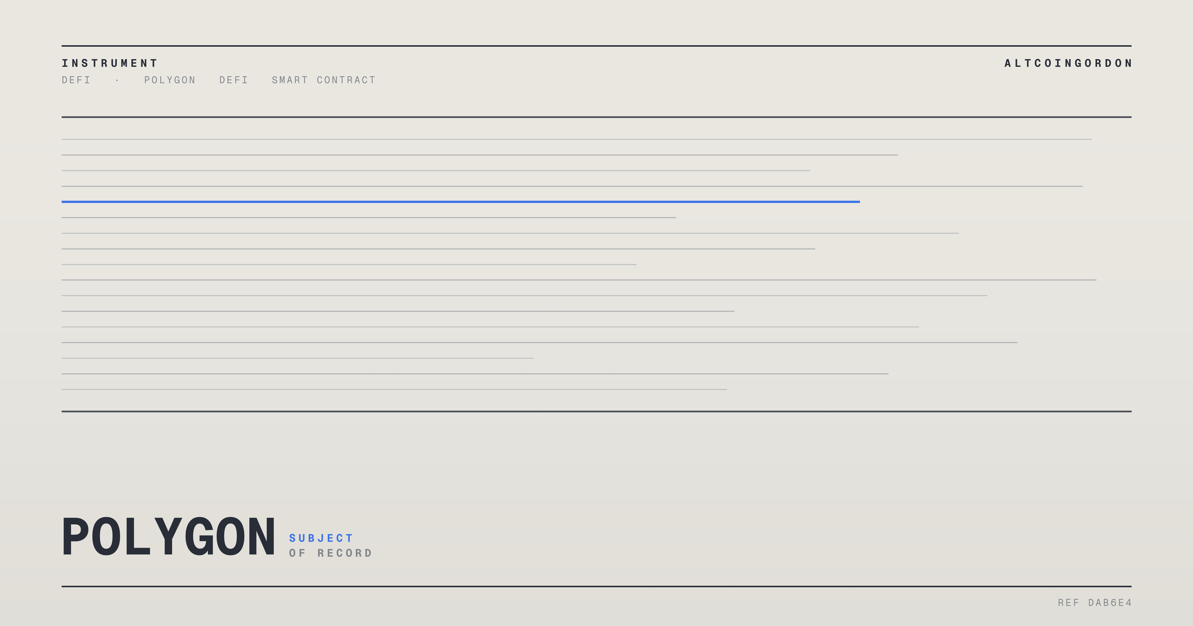Original AltcoinGordon illustration for: QuickSwap Community Approves Six-Month Timeline for $QUICK Token Migration