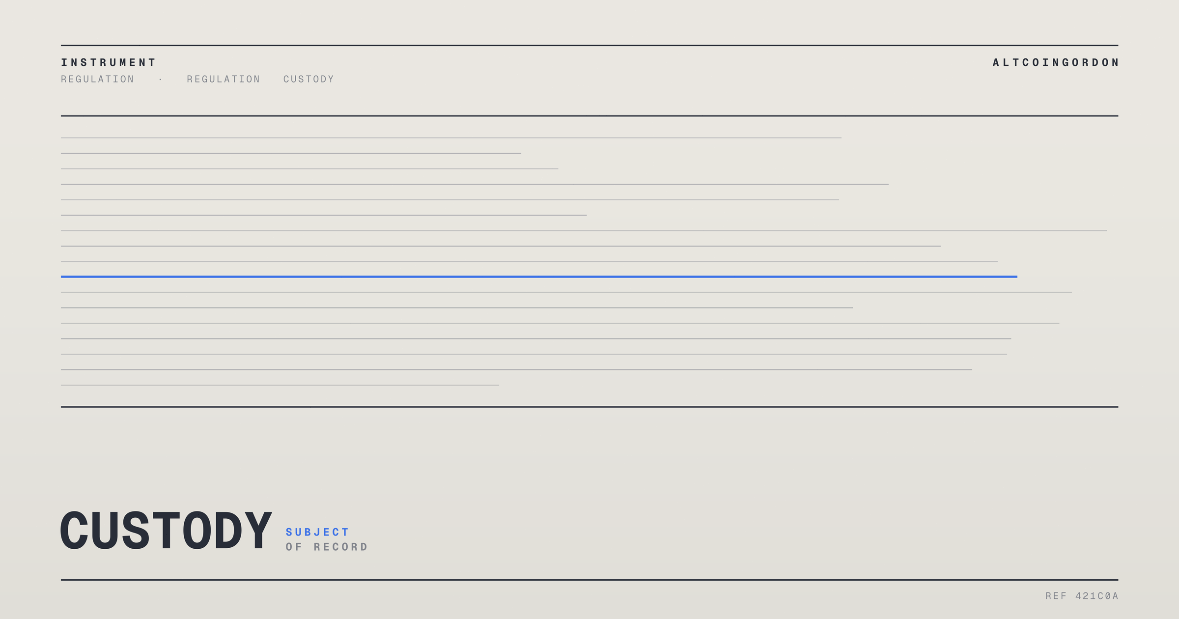 Original AltcoinGordon illustration for: CoinDesk’s Advisor Newsletter Compares Europe’s Crypto Framework With U.S. Outlook