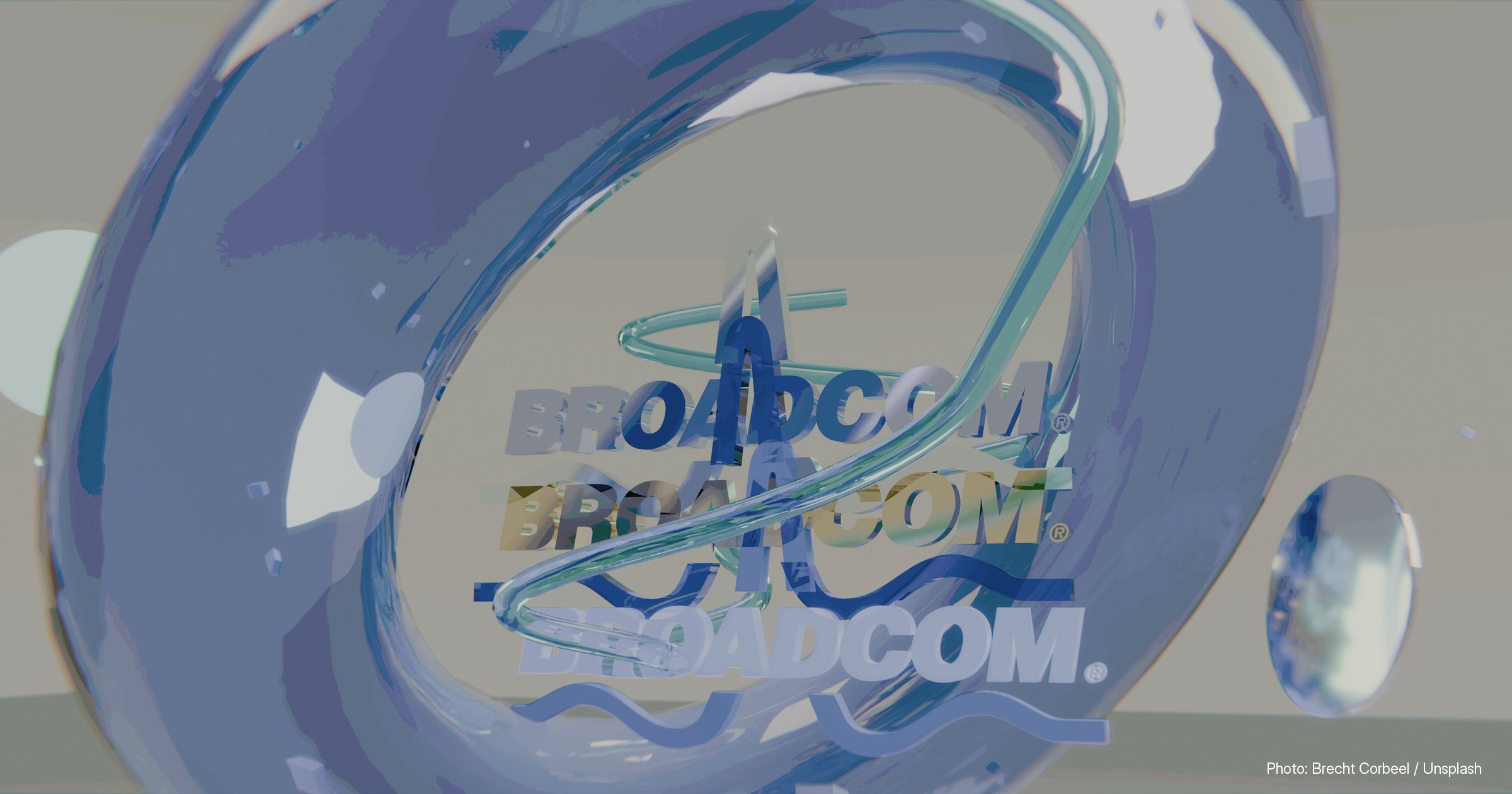 Stock photograph illustrating: Broadcom Reportedly Seeks Massive Debt Package to Fund AI Chip Expansion