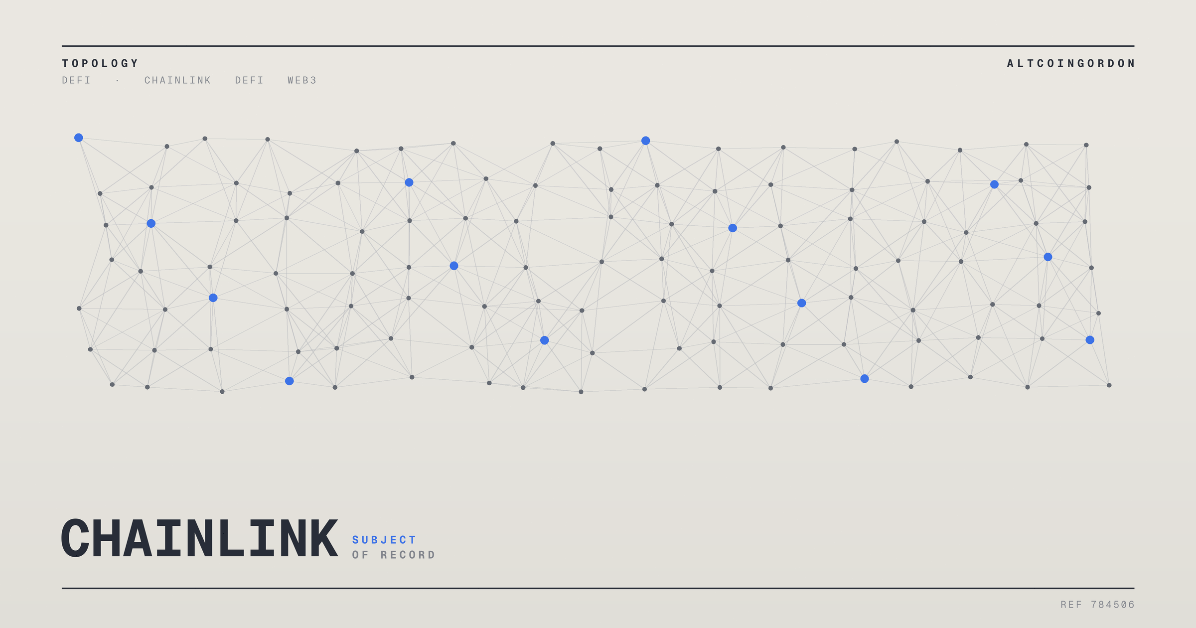 Original AltcoinGordon illustration for: NUVA Taps Chainlink for Data Infrastructure Targeting Tokenized RWA Market