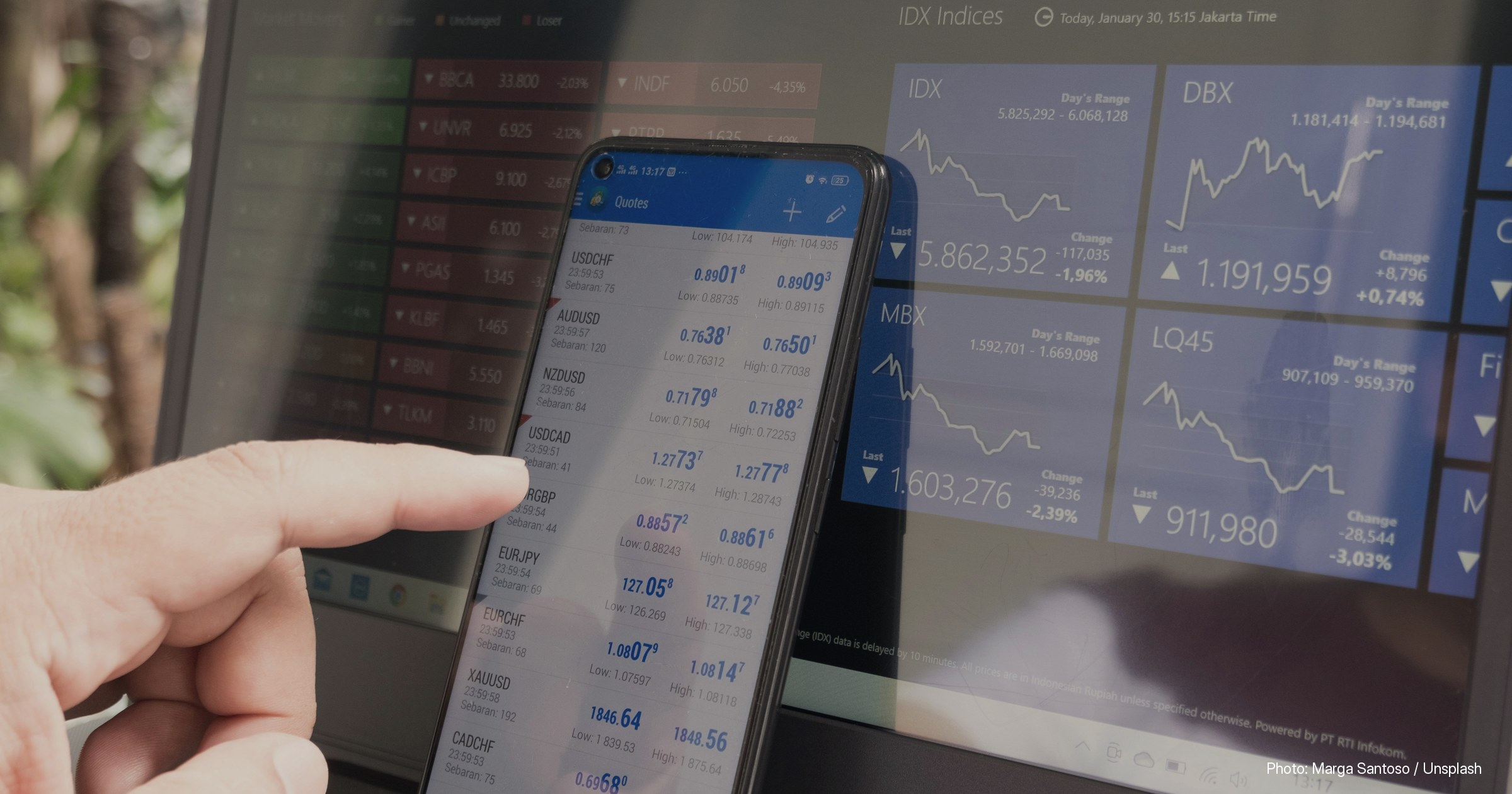 Stock photograph illustrating: Dow Climbs as Tech Selloff Drags S&P 500 and Nasdaq Lower Before Nvidia Earnings
