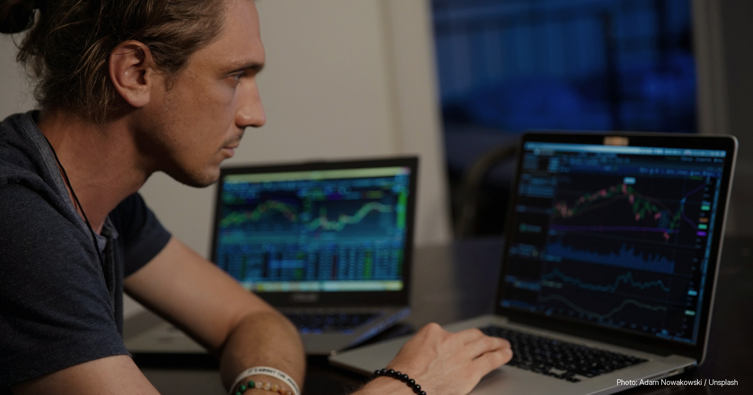 Stock photograph illustrating: Dow Edges Up 40 Points as Traders Await Nvidia Earnings and Inflation Data