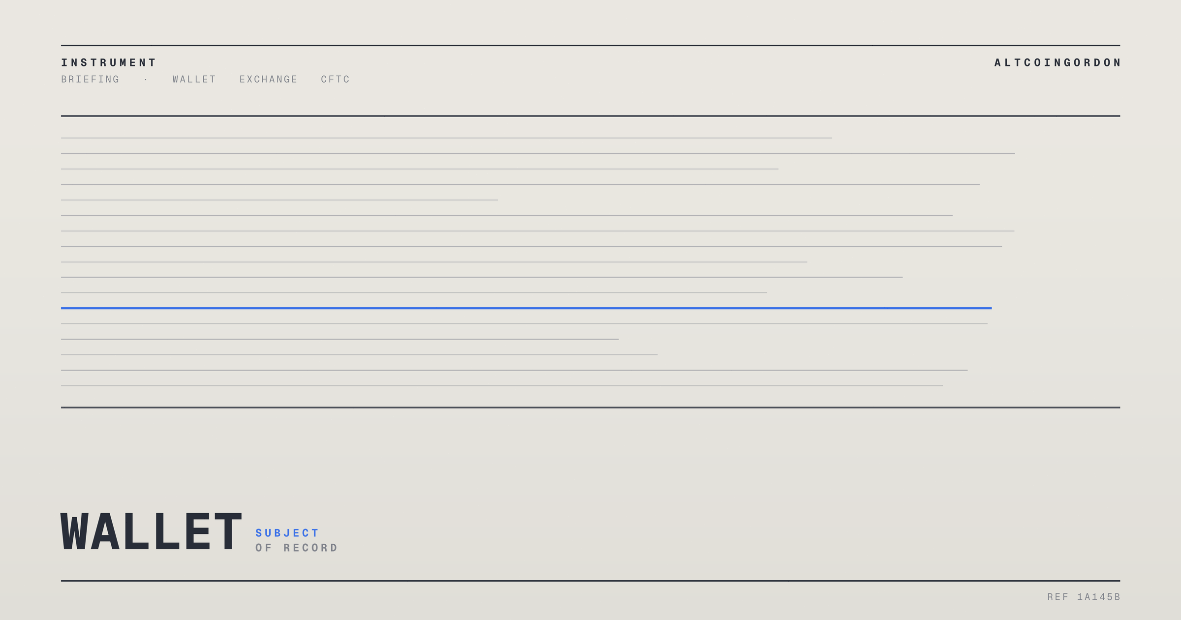 Original AltcoinGordon illustration for: A Court Ruling on Kalshi Casts Doubt on the CFTC’s Own Authority to Police It