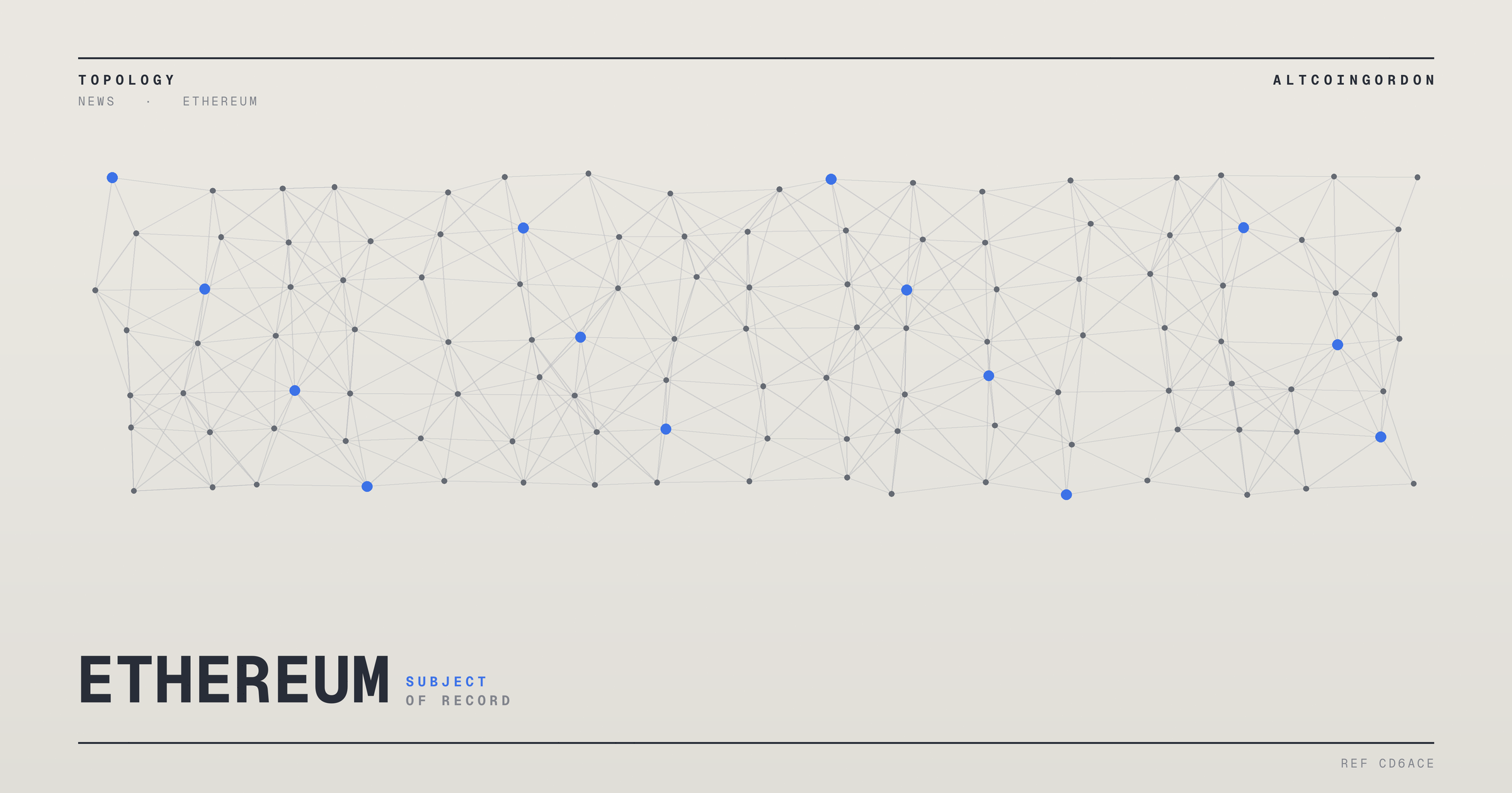 Original AltcoinGordon illustration for: Ethereum Confirms Glamsterdam Upgrade Dates, Flags Risk From ‘Fake’ Builders