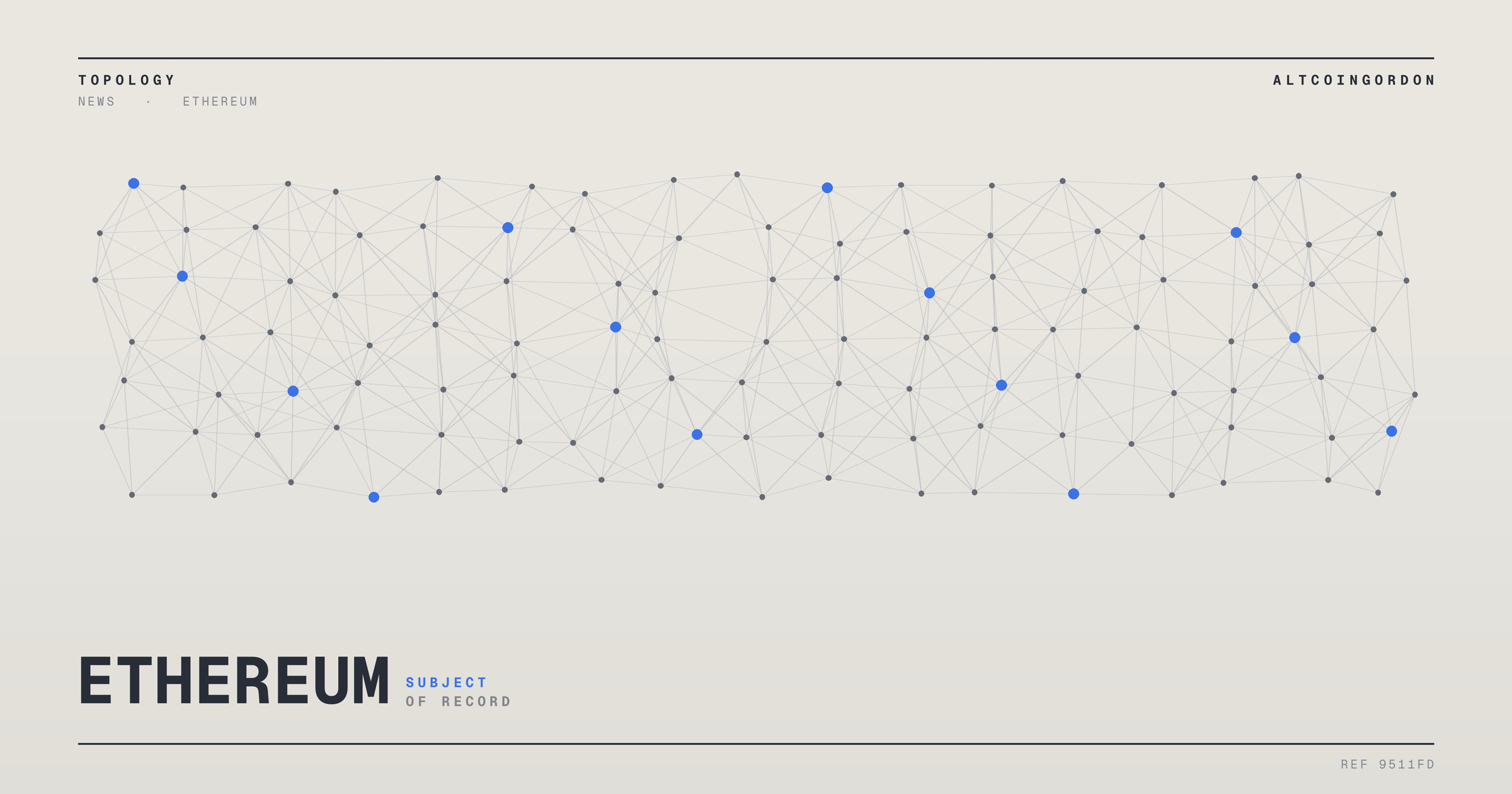 Original AltcoinGordon illustration for: October Testnet Deadline Puts Ethereum’s Glamsterdam Upgrade in Final Stretch