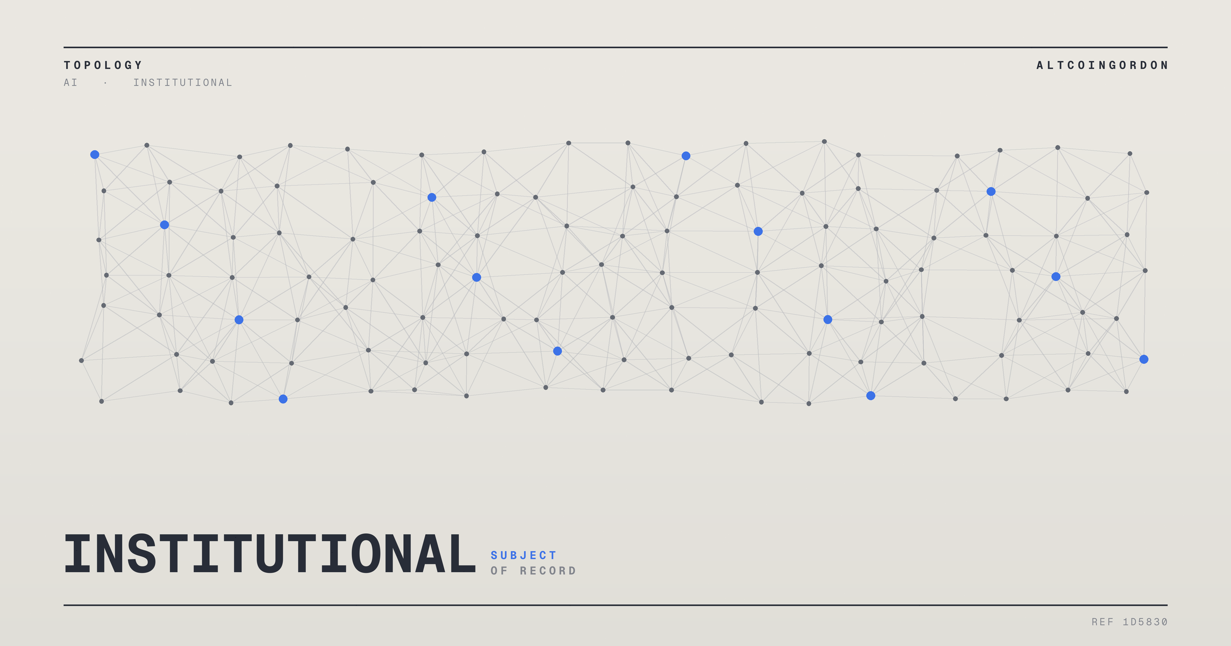Original AltcoinGordon illustration for: Temasek Flags AI Valuations and Inflation as Top Market Risks for 2027